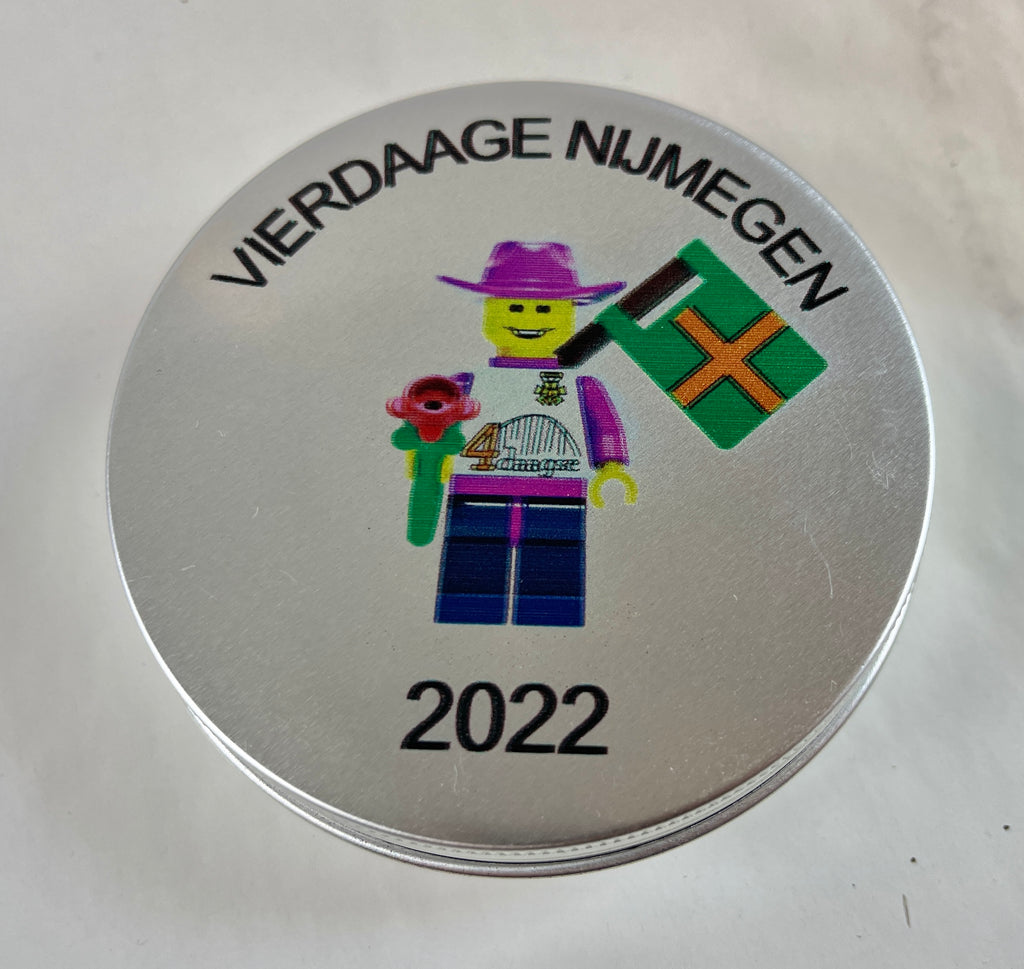 4Daagse poppetje roze woensdag editie in kadoblikje