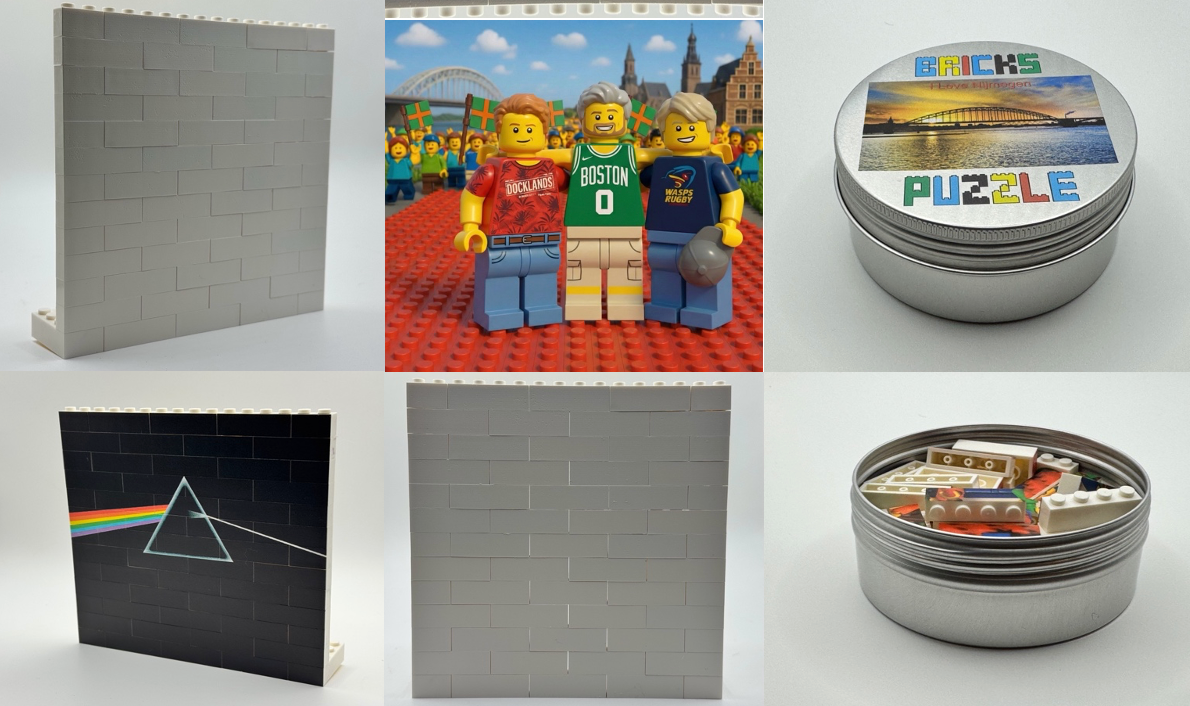 BrickPic eigen ontwerp - Vierkant formaat