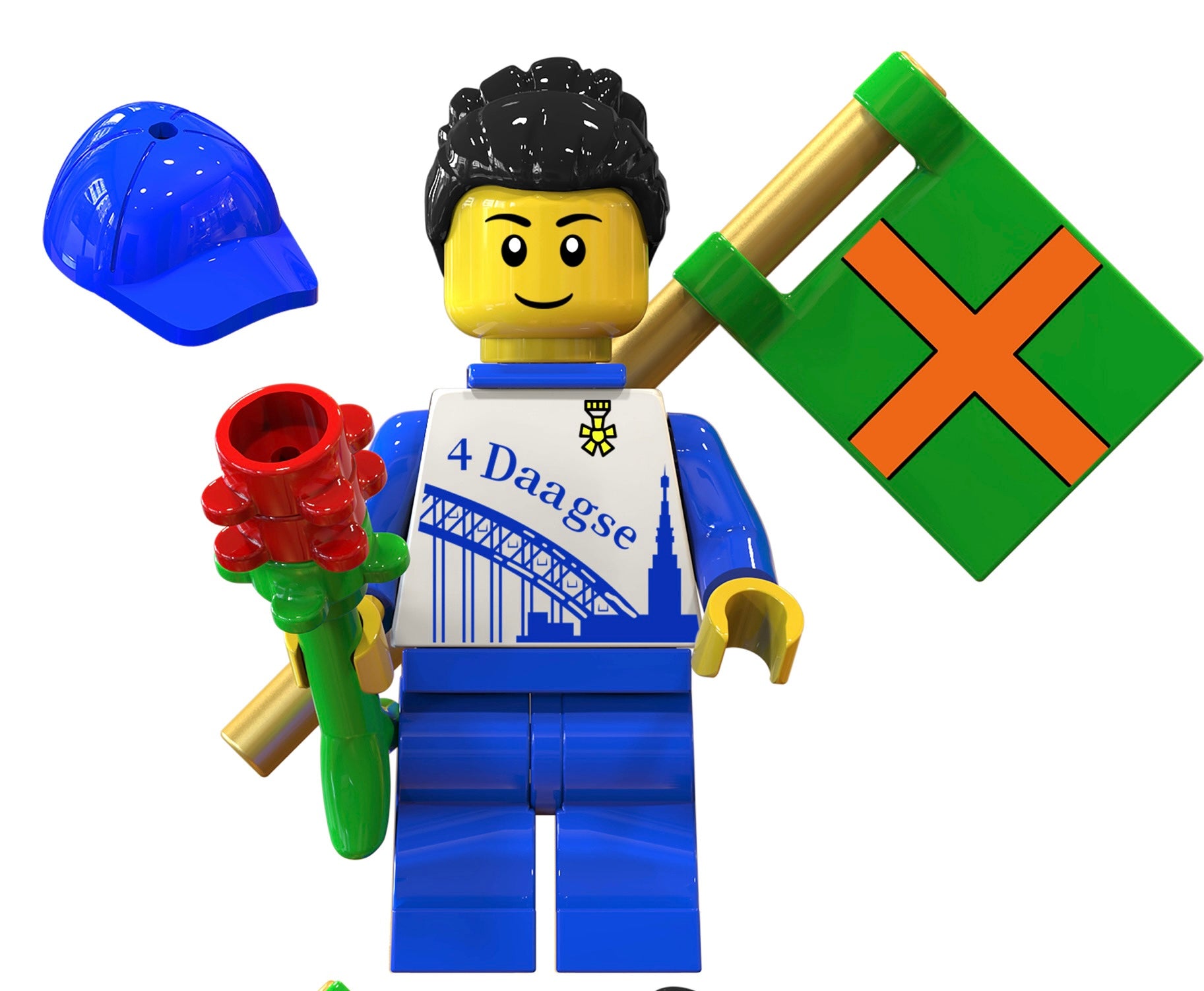 4Daagse poppetje blauwe dinsdag editie