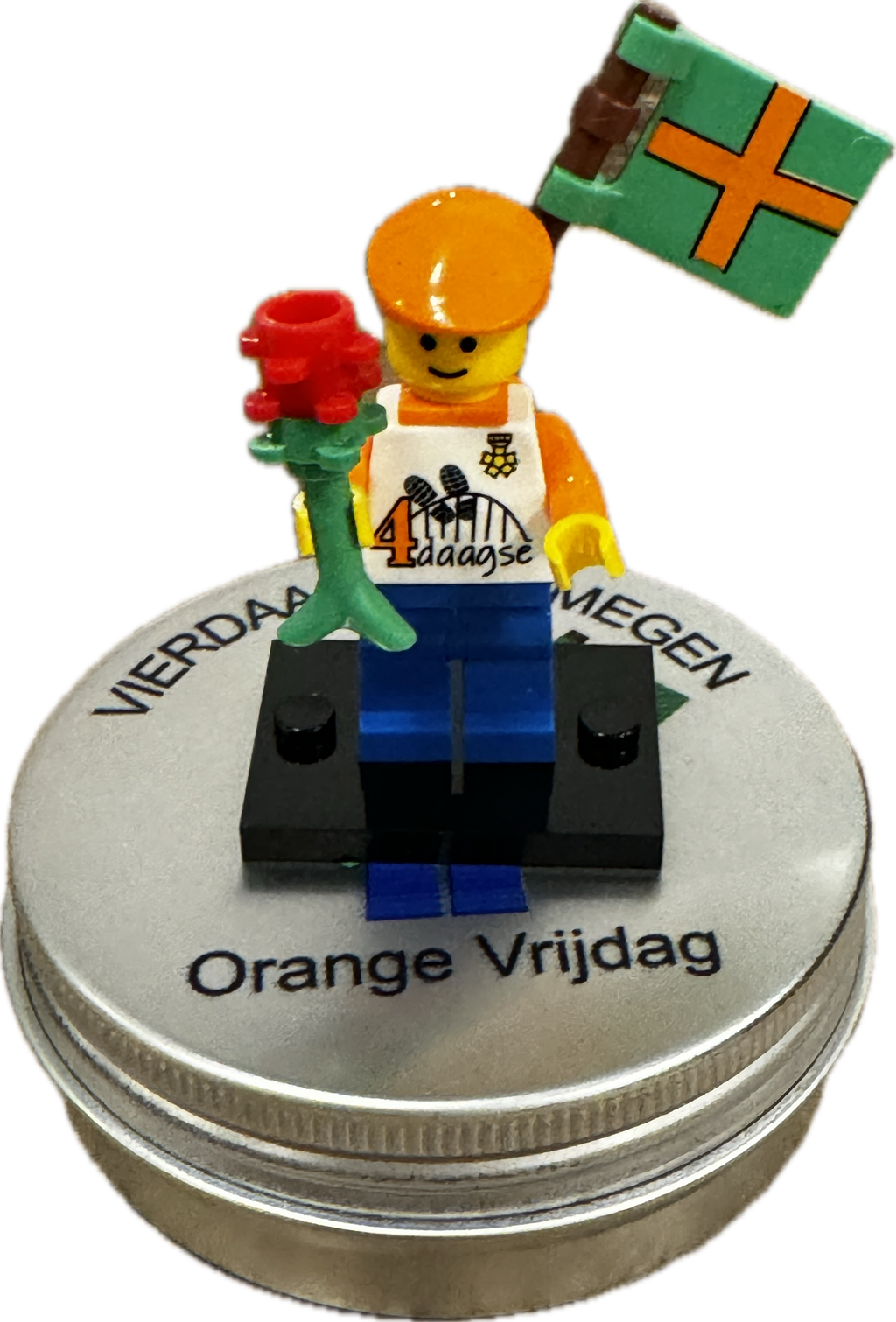 4Daagse poppetje oranje vrijdag editie in kadoblikje