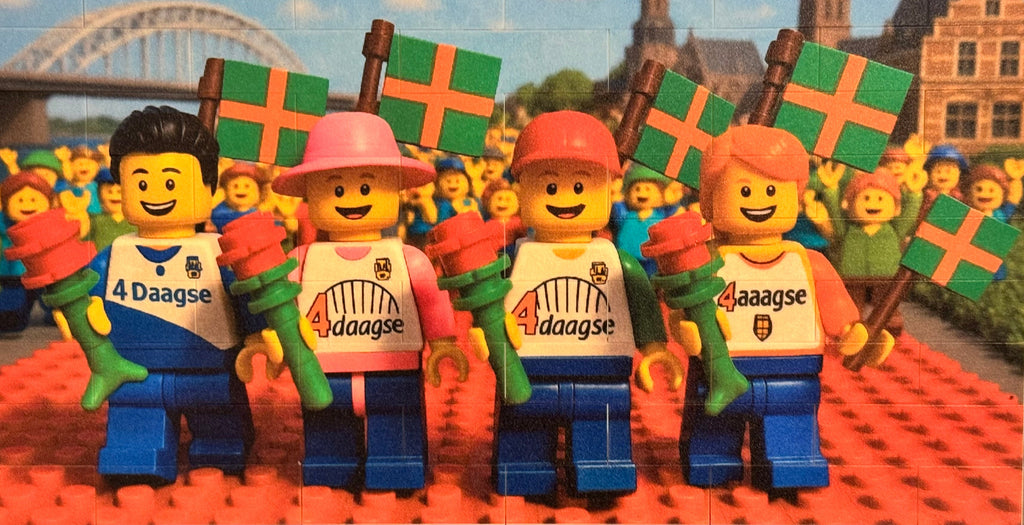 4Daagse poppetje alle vier in kadoblikje