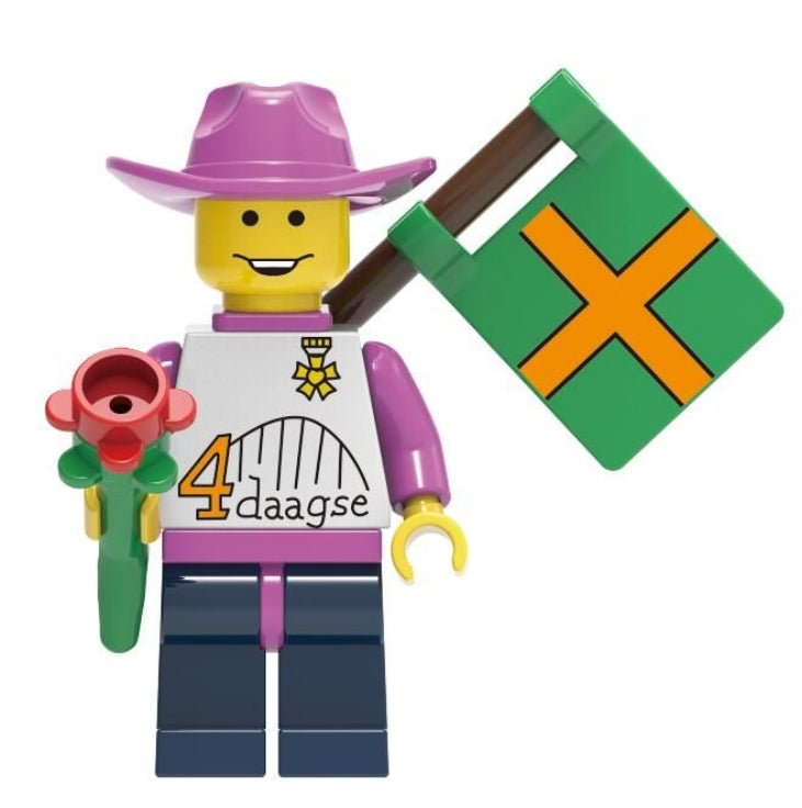 4Daagse poppetje roze woensdag editie