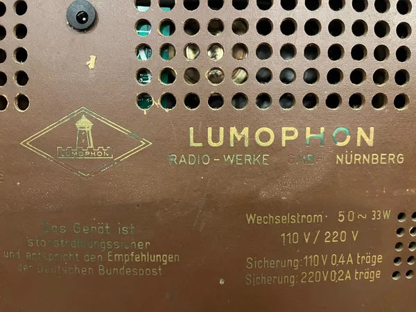 Lumophon, Bruckner&Stark, Nürenberg Type LR-200