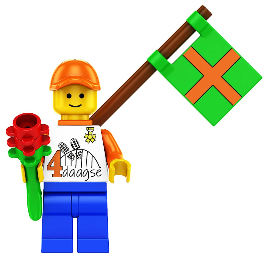 4Daagse poppetje oranje vrijdag editie