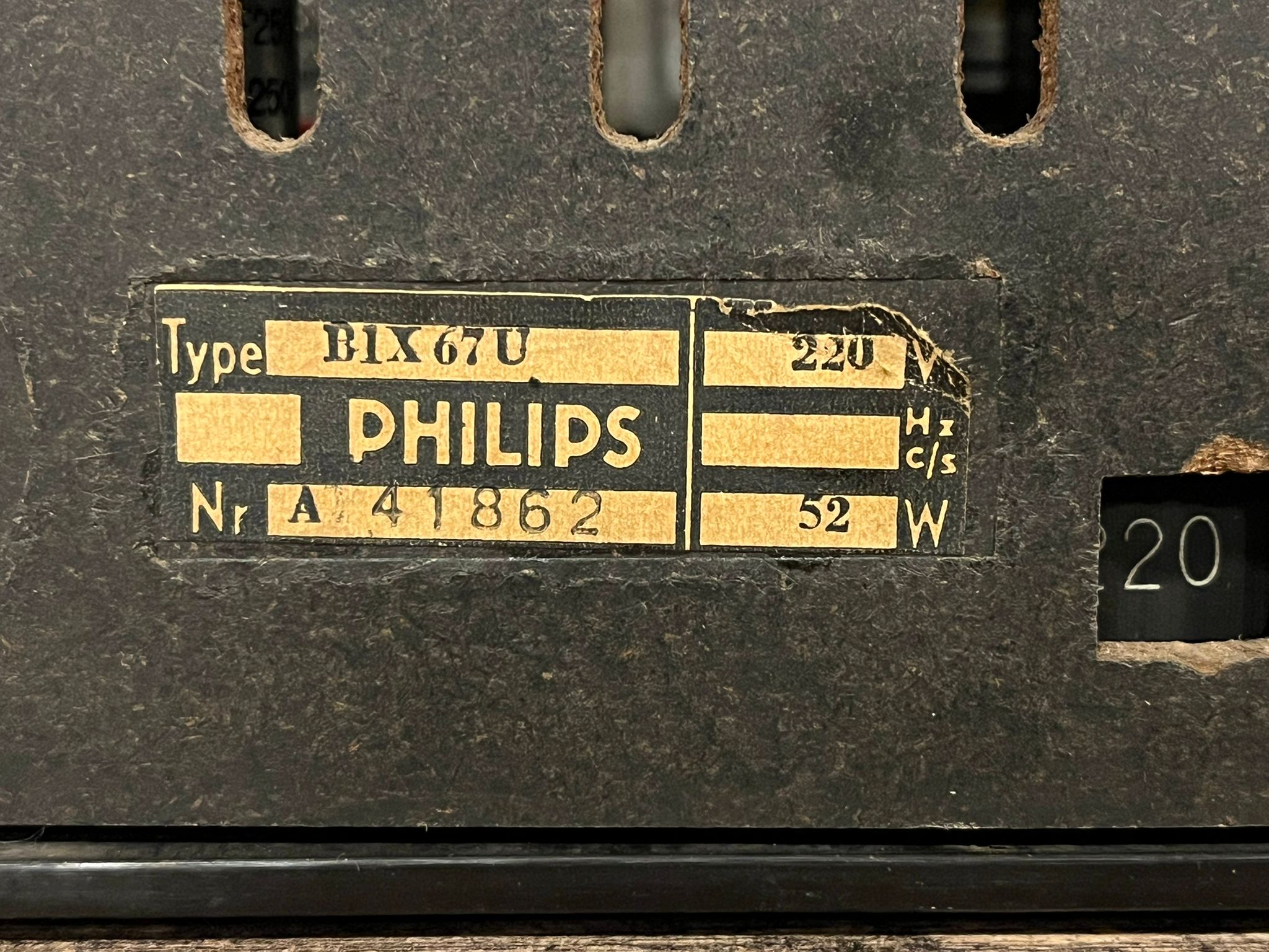 Philips type B1X67U
