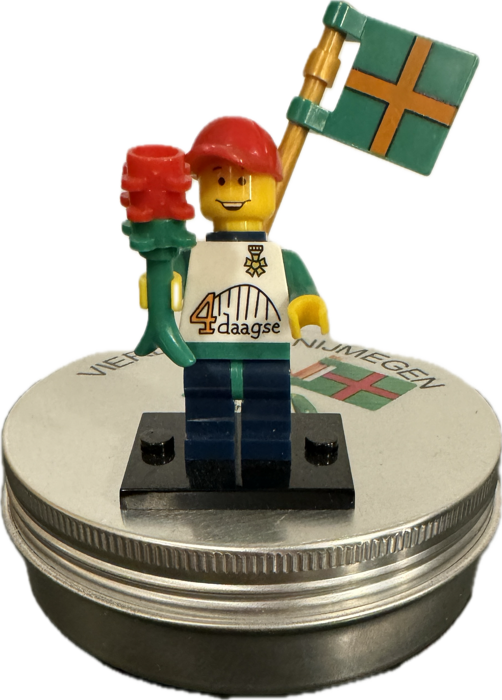 4Daagse poppetje groene donderdag editie in kadoblikje